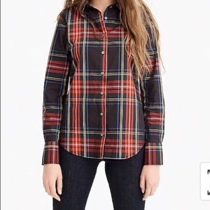 J.Crew perfect shirt (Stewart Tartan / Size 6)